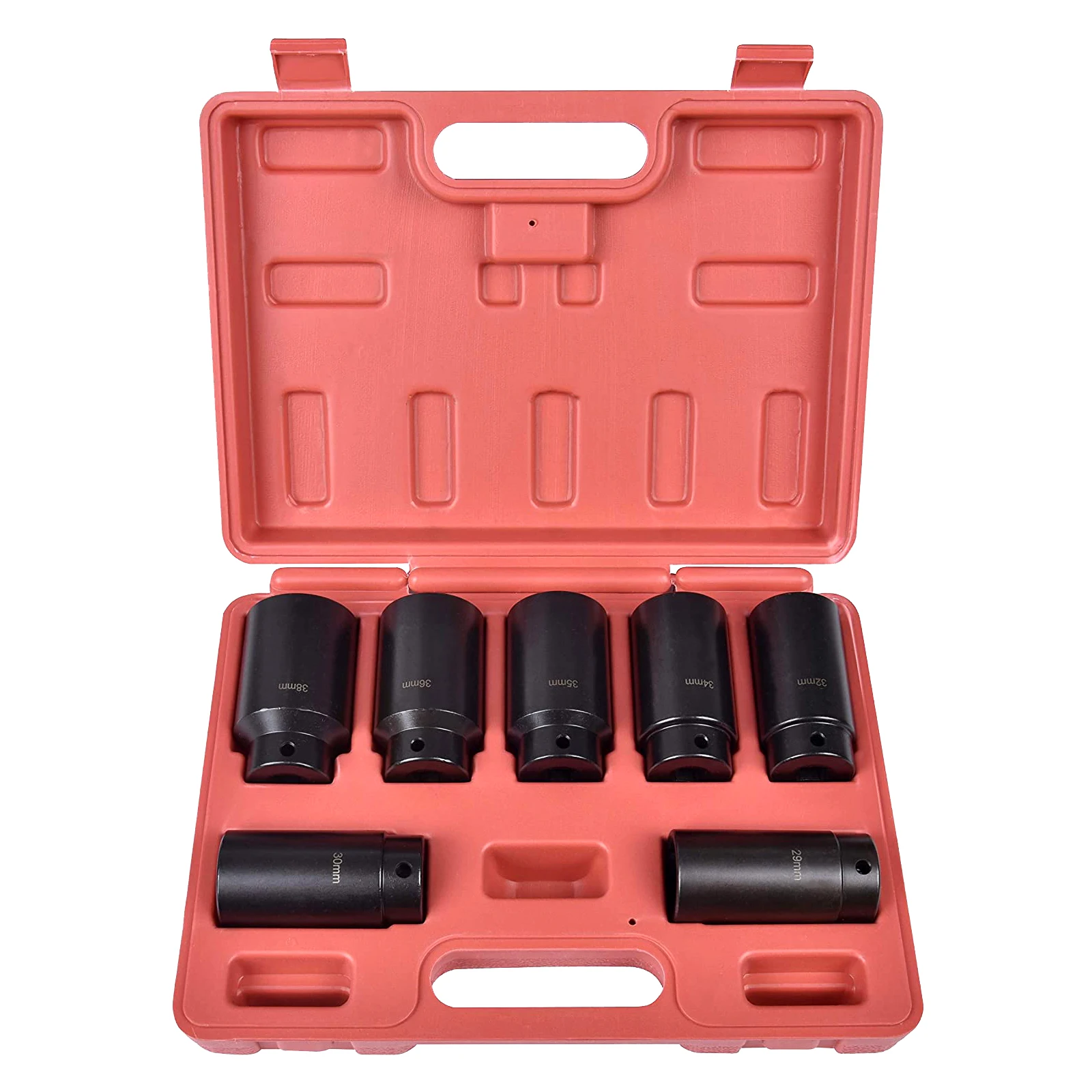 7pcs Deep Impact Socket Set, 1/2