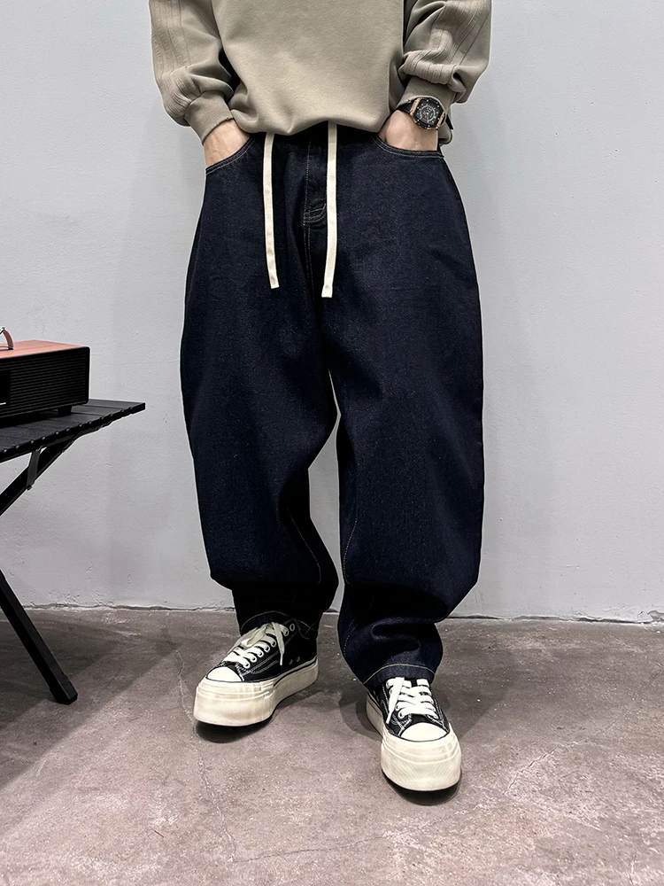 

Мужские джинсы в стиле ретро: свободные, широкие, прямого кроя, винтажные, зимние, повседневные, комфортные брюки