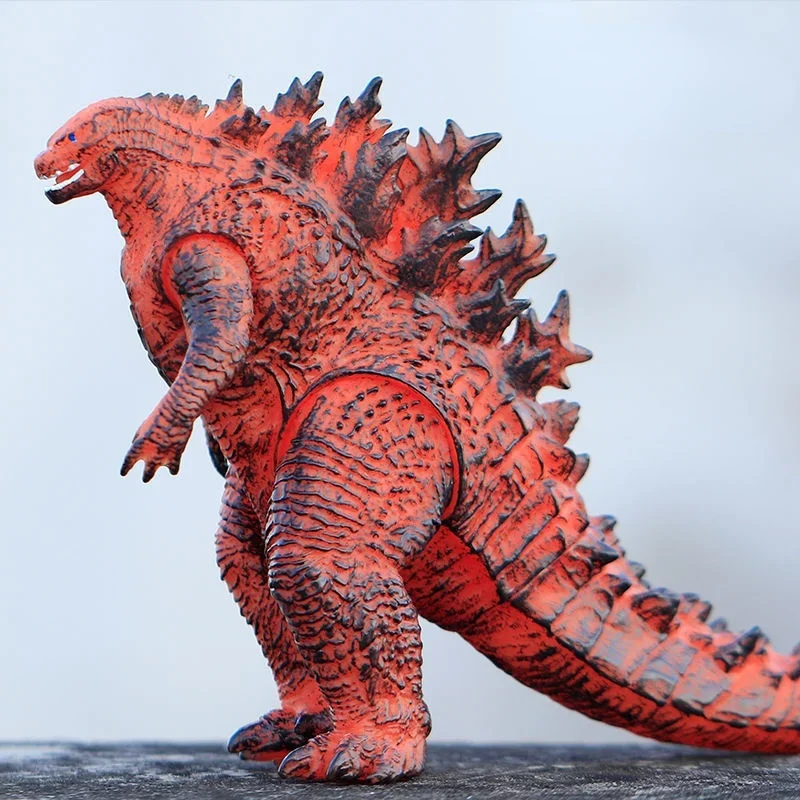 Godzilla VS King Kong Figure Action Anime Figurie Gulian Runaway Rabid Godzilla ABS Soft Glue Monster Doll Model Ornaments Toys