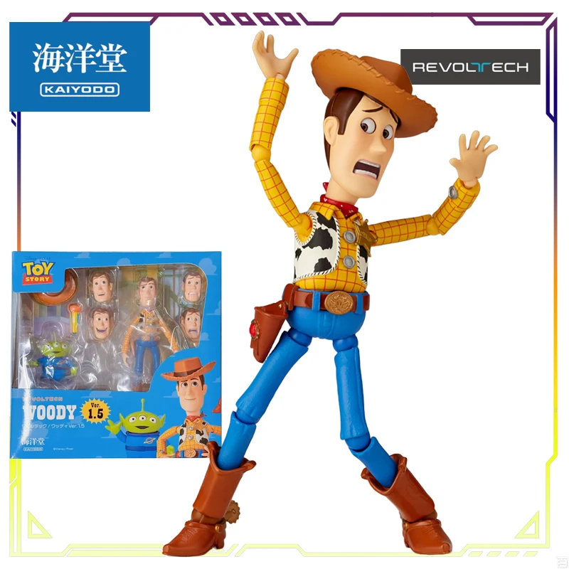 KAIYODO オリジナル REVOLTECH シリーズ バズ・ライトイヤー/クイジ/ウッディ/ザック・キング アクションフィギュア モデルおもちゃ モデル装飾品 ギフト 男の子向け
