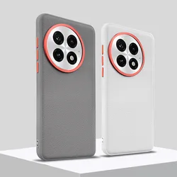 Premium Leather Full Protective Case for OnePlus 15 13 1+13 13T 13R Business Metal Independent Button Camera Protection Cover
