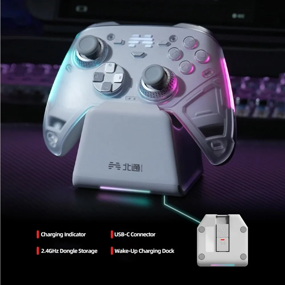 BEITONG KP70 AI ゲームコントローラー ハプティックフィードバック