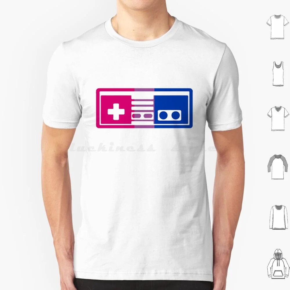 

Bisexual Pride Nes T Shirt Big Size 100% Cotton Pride Bisexual Bisexual Pride Bi Bi Pride Nes Entertainment System Video