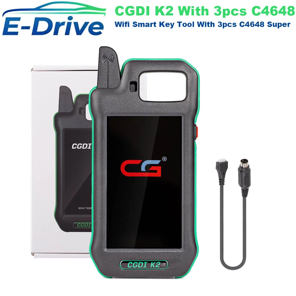2026 NEW CGDI K2 Smart Key Tool With 3pcs C4648 Super Chips with Co-py Remote Generator Car Diagnostic Smart Locksmith Key Tool