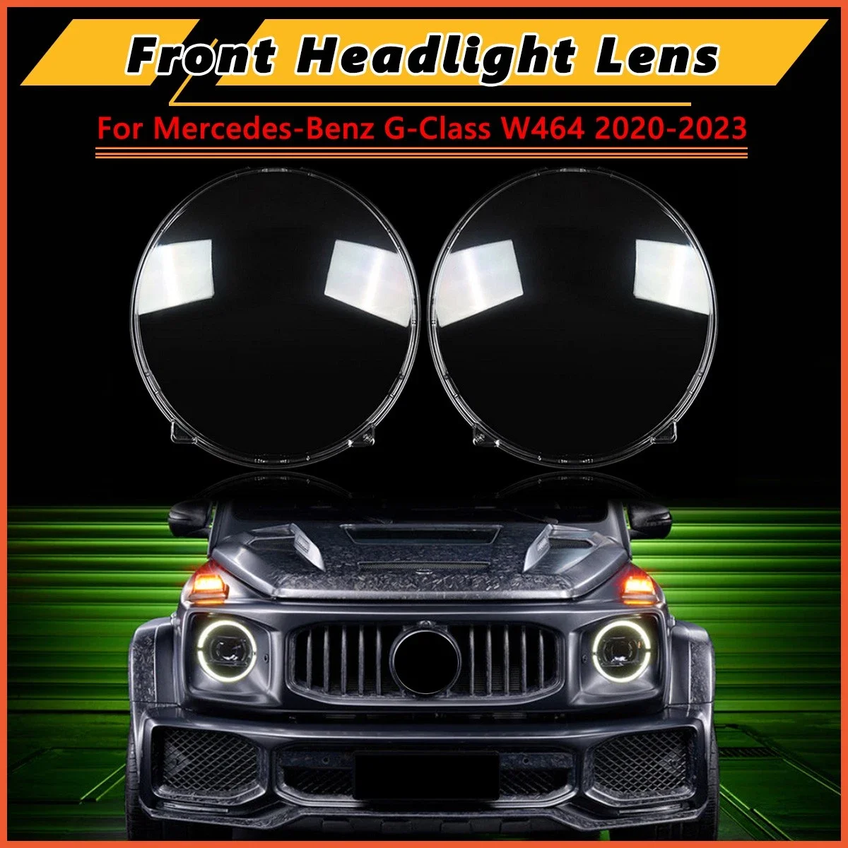 

Headlight Clean Lens Cover Lampshade Shell For Mercedes For Benz G-Class W463 2nd W464 AMG G55 G63 G65 2010-2023 Car Accessories