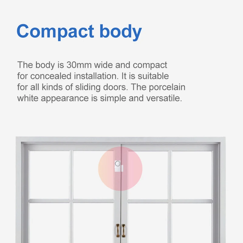 Allarme wireless per porte e finestre Sensore magnetico per porte antifurto da 110 dB, deterrente antifurto per la sicurezza domestica, promemoria per finestre aperte