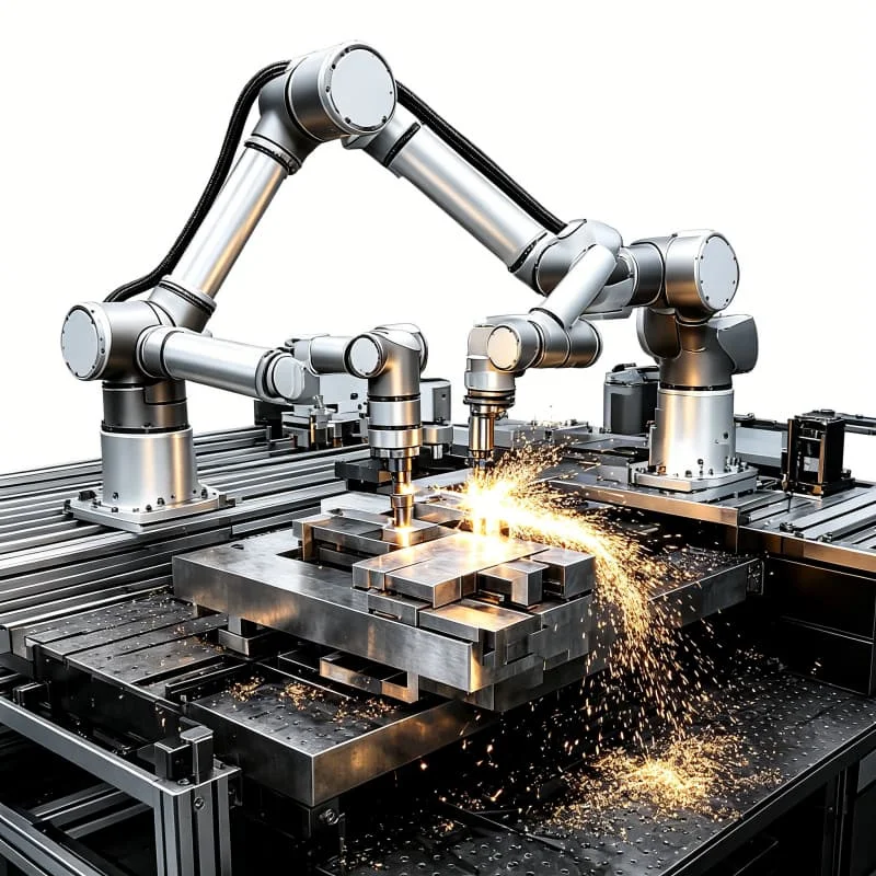 Industrial Collaborative Robot Customized Safety Force Limiting Portable Assembly Pick Place Machine Tending Welding Palletizing