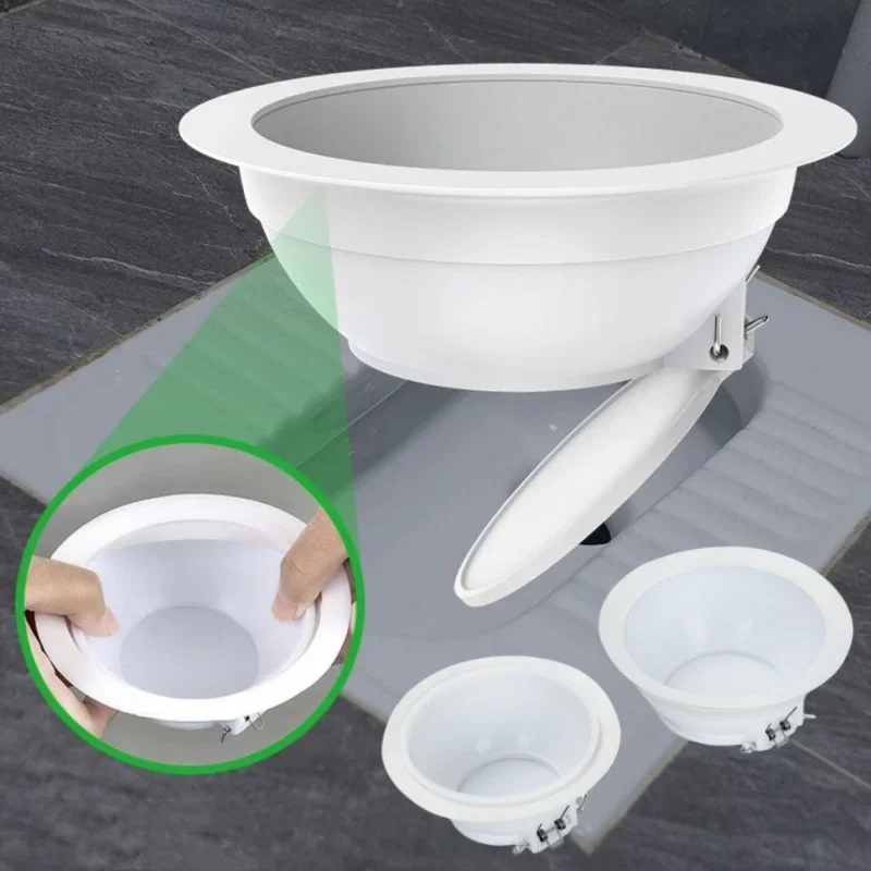 

Anti-smell Plug Squatting Pan Squat Toilet Pit Anti-blocking Stopper Durable Prevent Sewage Overflow Cover Bathroom Accessory