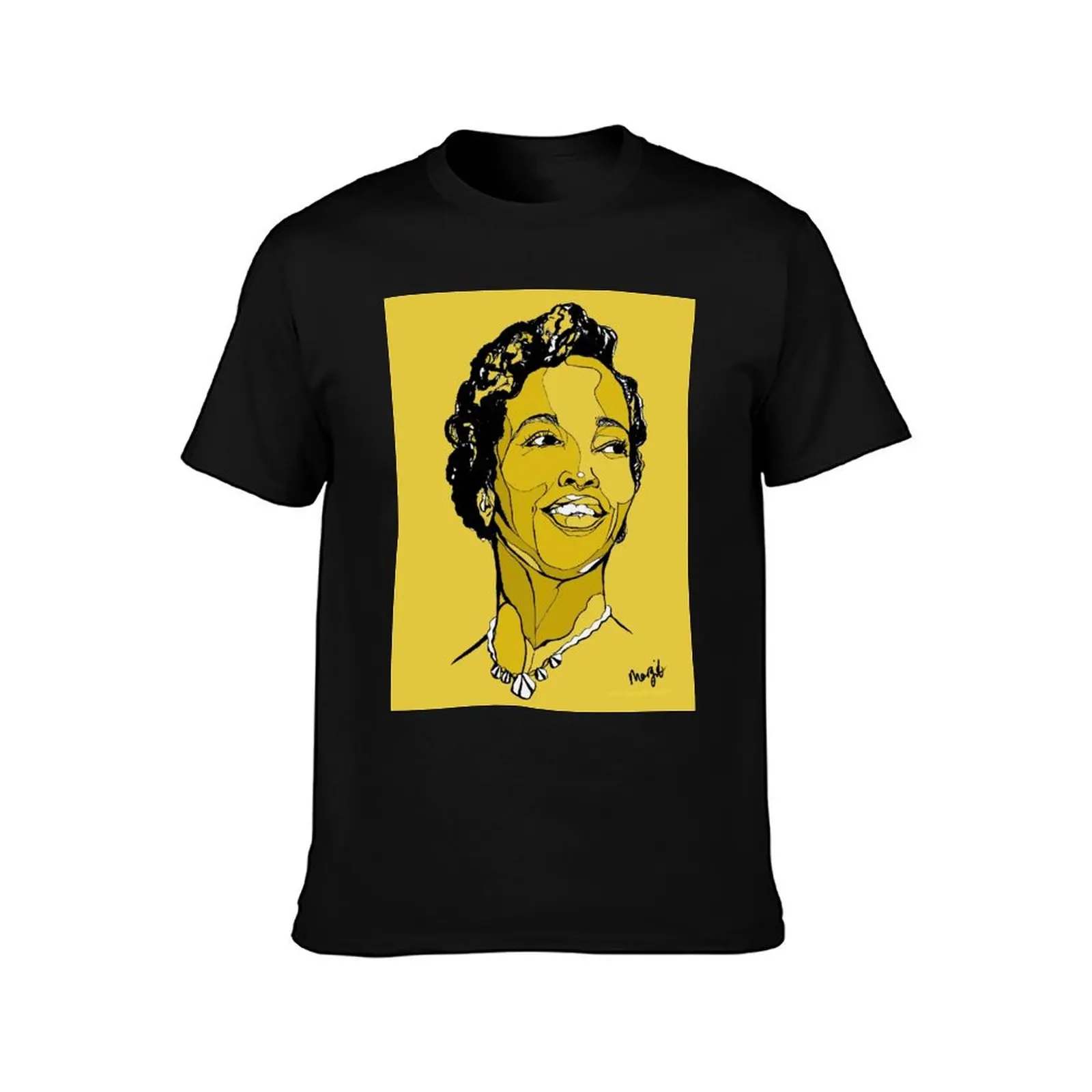 Dorothy Ashby harp player, singer, composer T-Shirt Work Basic Short Sleeve Top