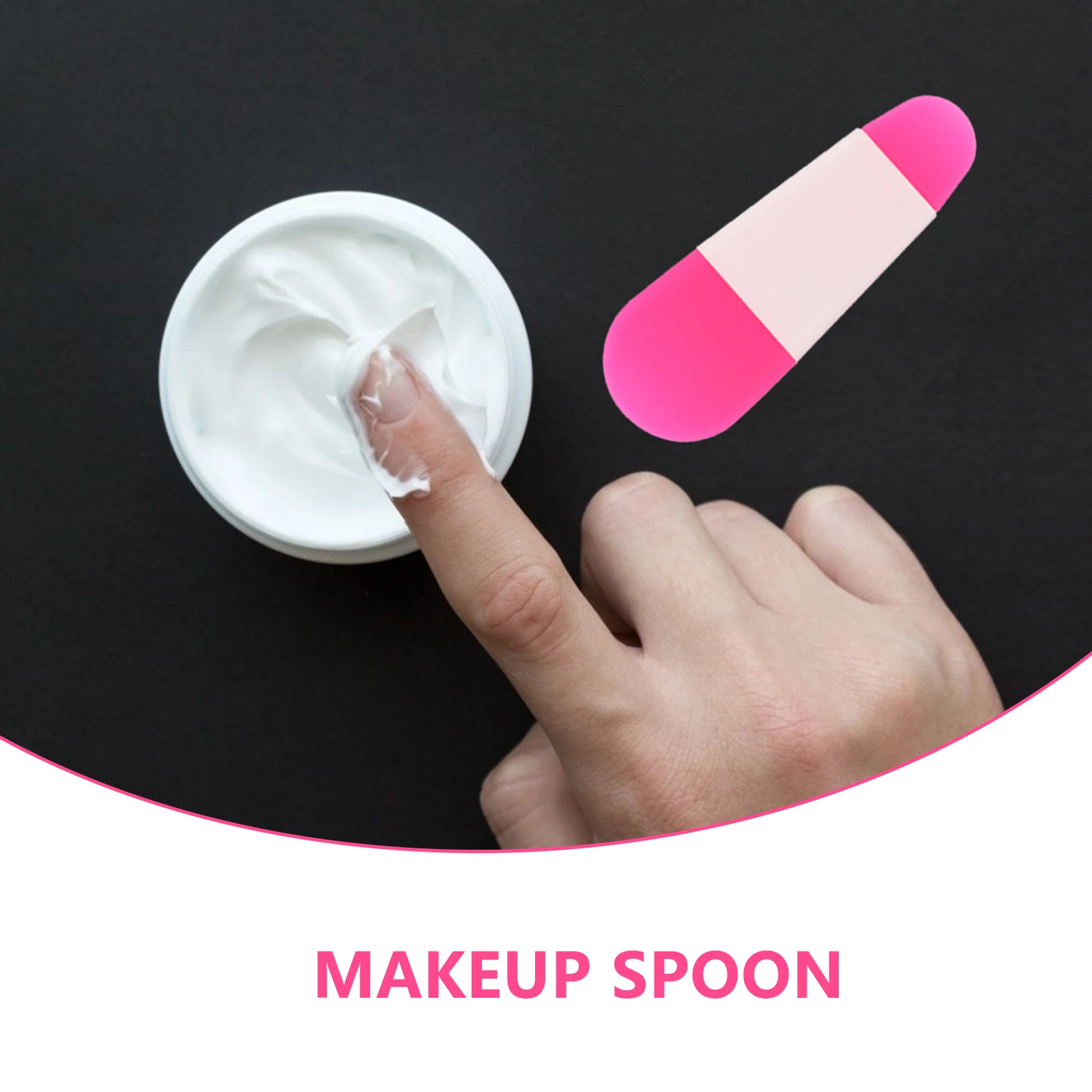 

8pcs Silicone Mask Brush Spatula Skincare Makeup Spoon Scoop Cream Applicator Beauty Tool Lightweight Easy Clean Durability