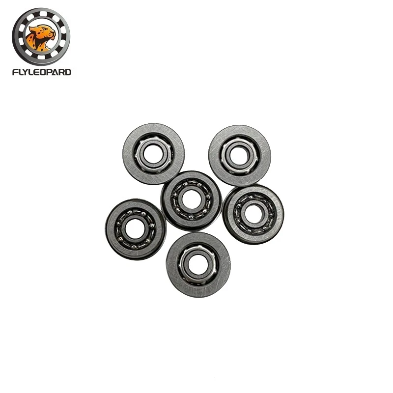 10PCS MF83 Flange Bearing 3x8x2.5 mm  ABEC-7 Miniature Flanged Non Standard Deep Groove Open Bearings MF83 Open