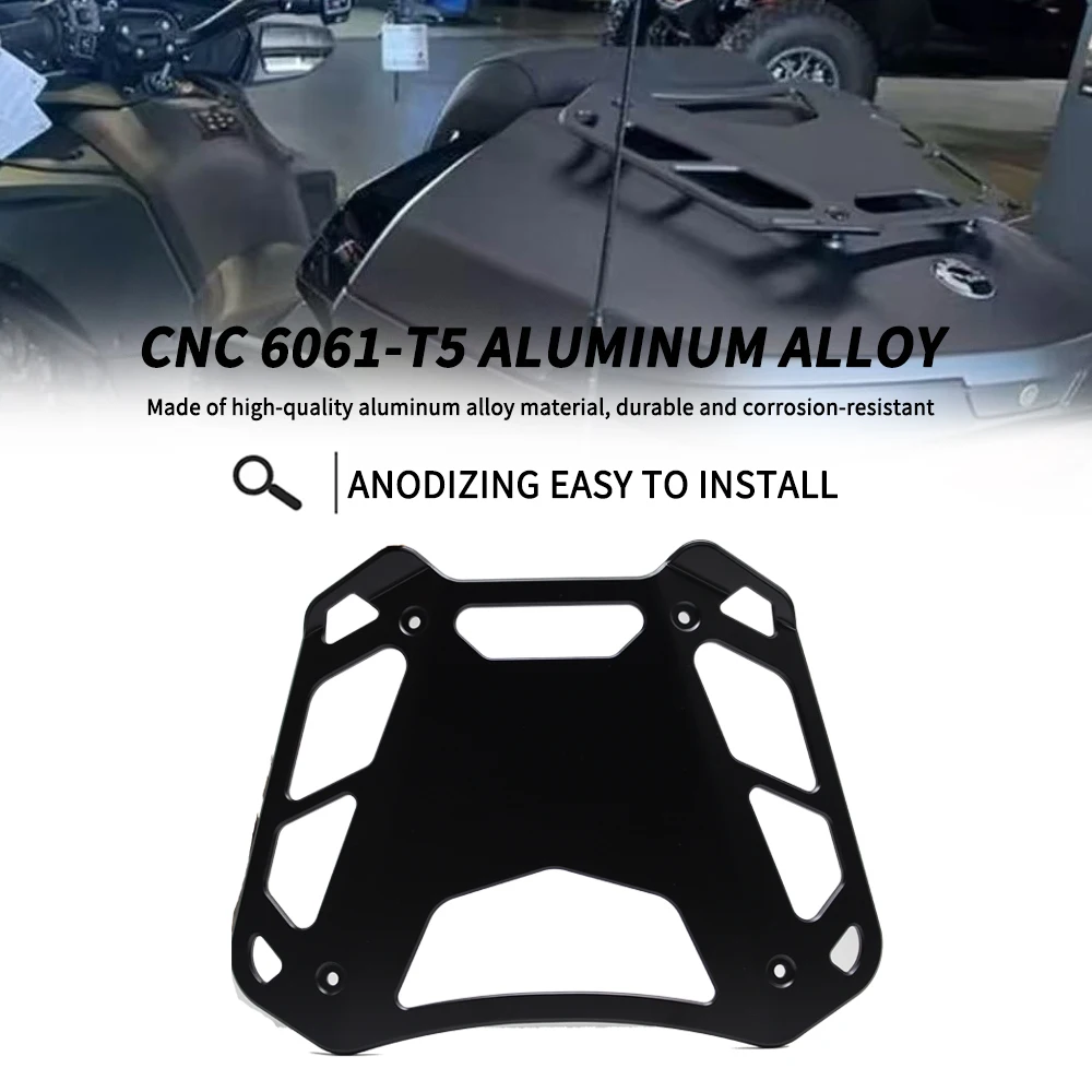 

For CAN-AM Spyder F3 Spyder RT Motorcycle Rear Luggage Rack Motorcycle Accessories Aluminum Alloy Black
