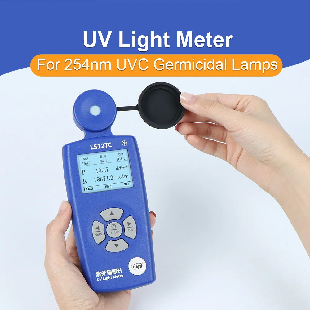 Uv Meter Digital Uvc Light Radiometer LS127C 254nm Germicidal Lamp APP Function PC Software High Precision Professional Hot Sale