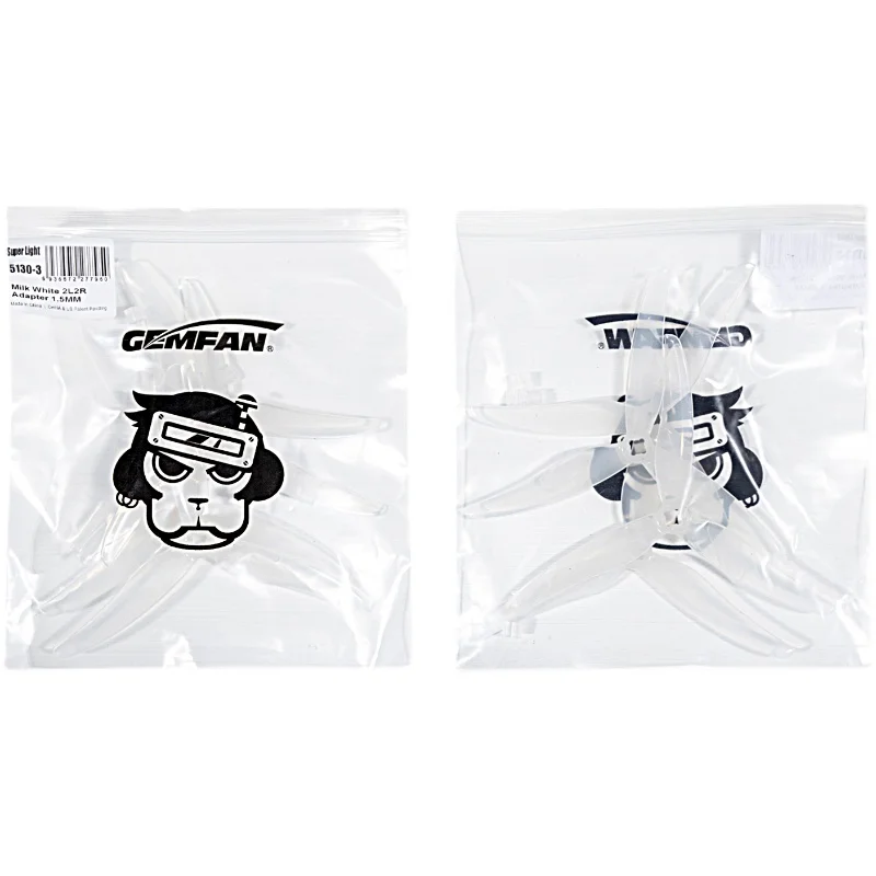 2 пары GEMFAN SL 5130-3 реквизита для ПК с 3 лопастями — 5 дюймов, для FPV Multirotor Freestyle