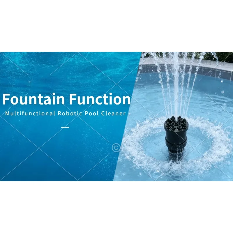 Wired Swimming Pool Robot Automatic Climbing Wall Robotic Smart Underwater Pool Robot Cleaner-European Plug-17M