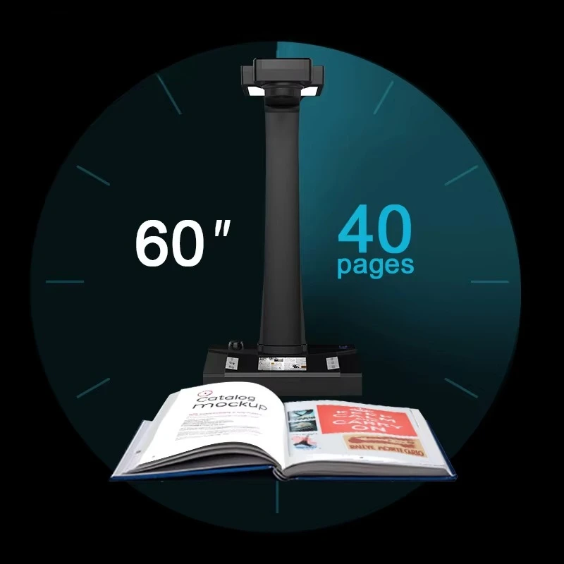 

18.0 MP A3 Book Scanner with Assisted Flatten and Professional Image Process Software