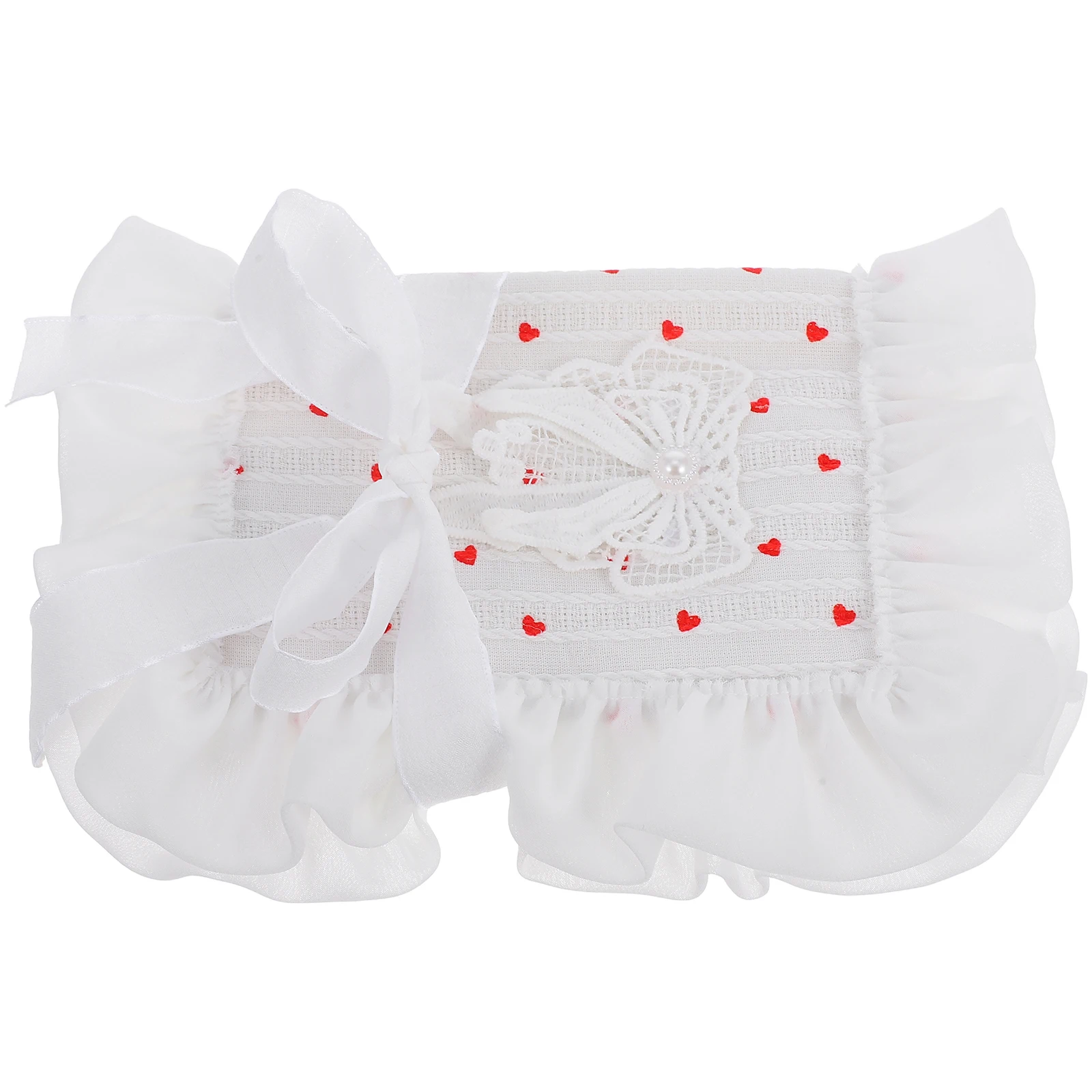 

Book Sleeves Bow Cover Notebooks Covers for Hardcover The Fabric Bows Wrapping Lace Cloth