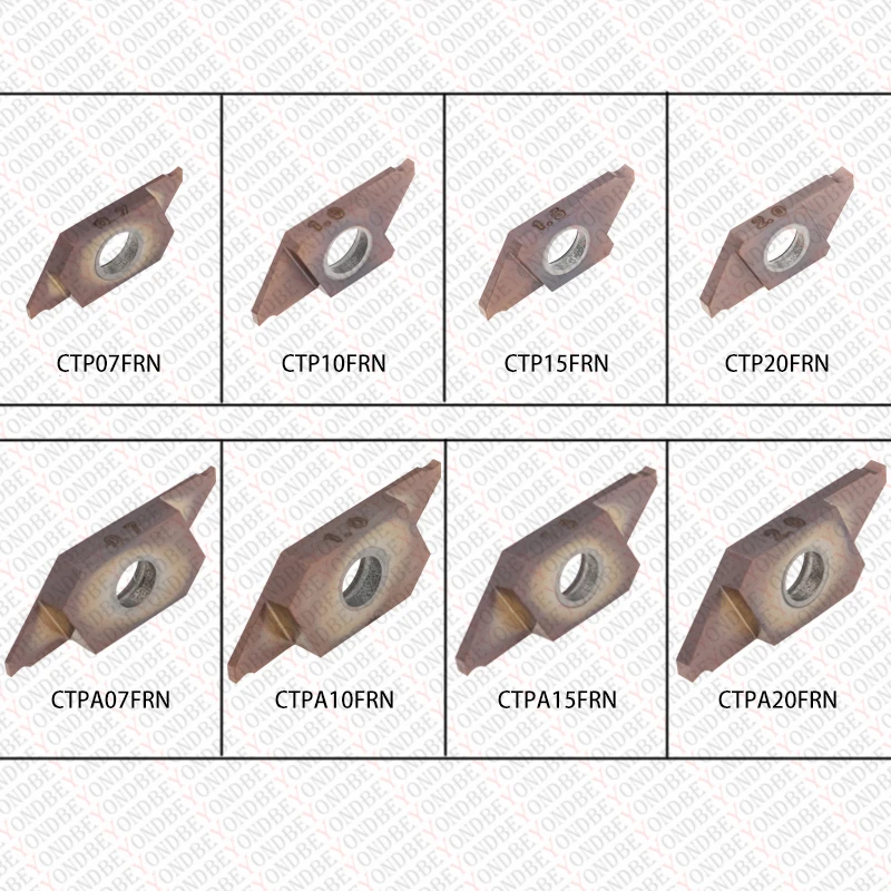 BEYOND CTP CTPA 10 CTP15FR CTPA10FR ΟΥ515M Slotted CNC Carbide Inserts CTP15 CTP20 CTP07 CTP10 CTPA10 CTPA15 FR FRN Lathe Tool