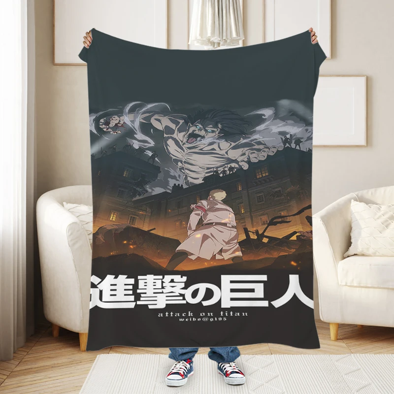 

Knee Blanket Z-Attack on Titans Sofa Winter Warm Winter Blankets King Size Blanket Microfiber Bedding Bed Fleece Camping Nap