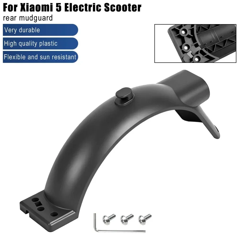

Replacement Plastic Rear Mudguard For Xiaomi Scooter For Protection From Splashes And Road Grime With Secure Fit Design