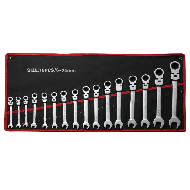 Professional commercial combination wrench set hand tools