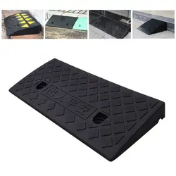 Auto Car Access Ramp for Triangle Pad Speed Reducer Durable Threshold for Automobile Motorcycle Heavy Wheelchair Duty Ru