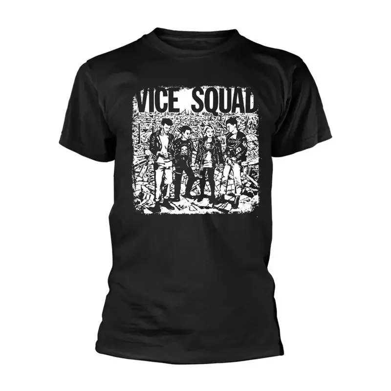 Vice Squad 'Last Rockers' Black T shirt NEW