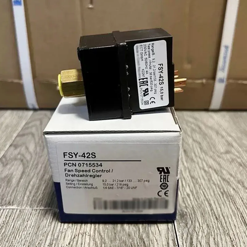 Cold Storage Cooling Unit Fan Pressure Actuated Speed Governor Built In Threaded Connector For Industrial Refrigeration Devices