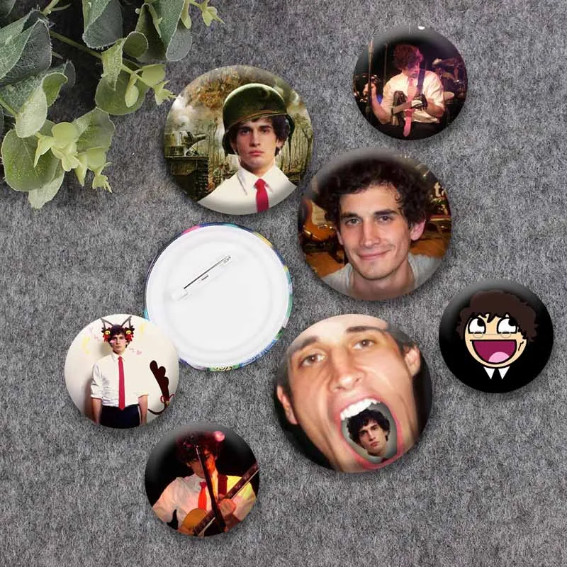 Pop Singer Joe Hawley Coin Badges Funny Round Snap-in Brooch Handmade Enamel Pins for Backpack Clothes Jewelry Accessories Gifts