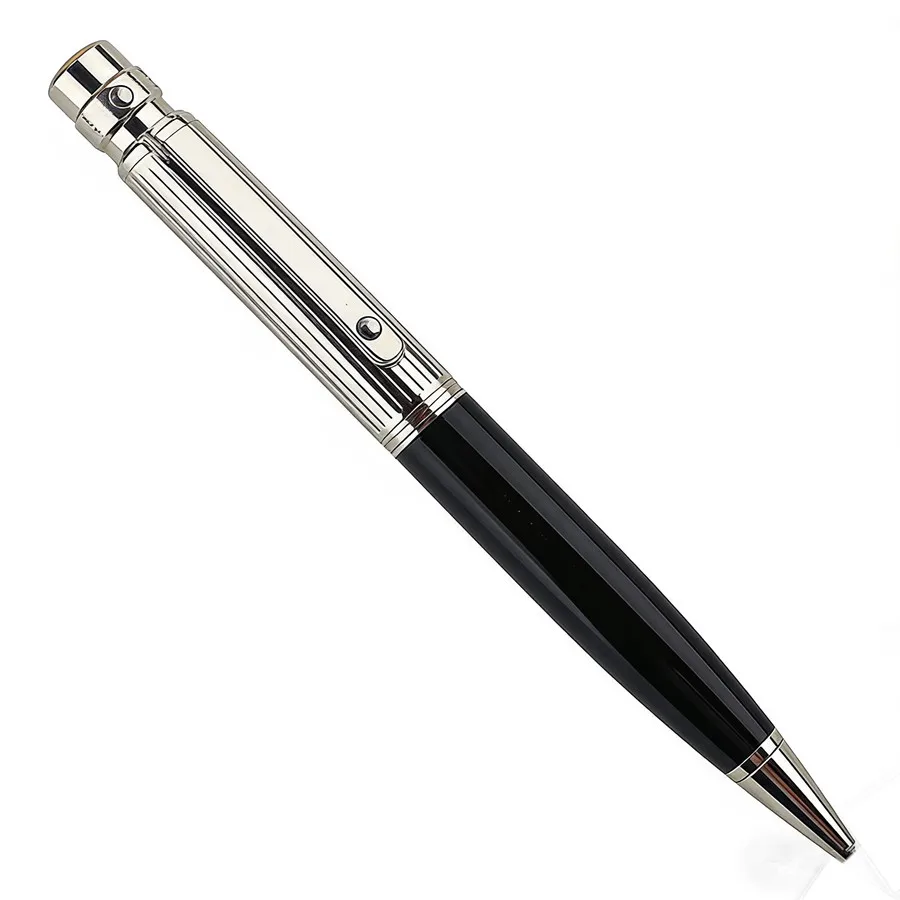 

Twist Metal Ballpoint Pen, Stripes Ballpoint Pens Retractable Rotate Metal Rollerball Pens Cool Pen