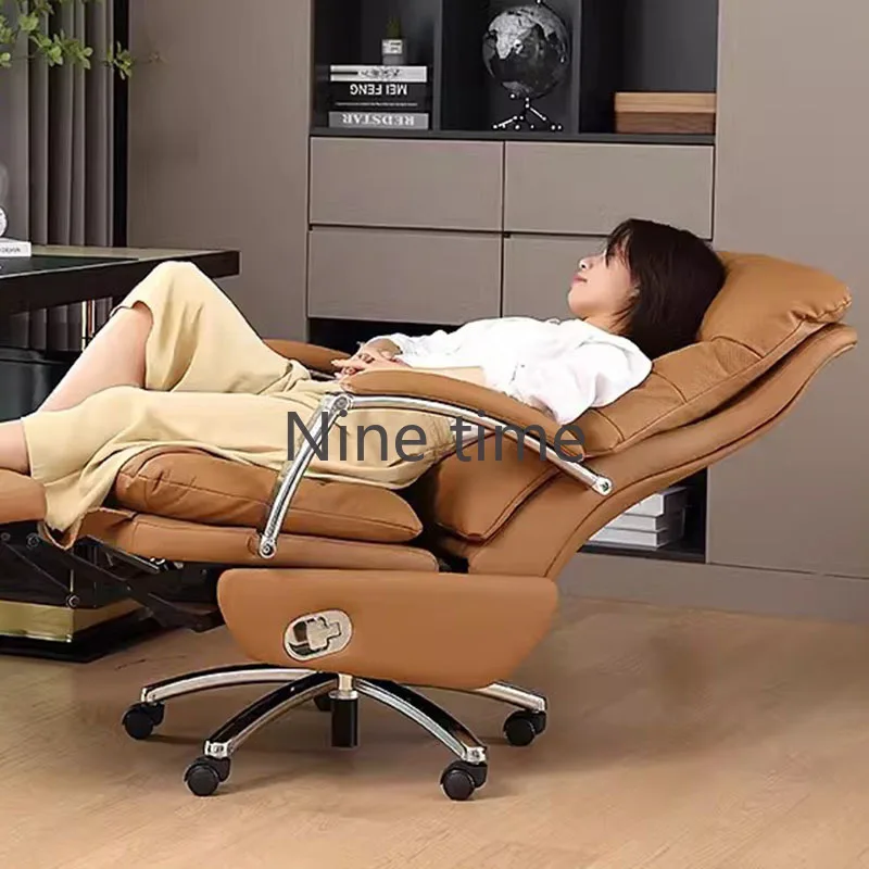 Armchair Vanity Office Chairs High Back Queening Modern Executive Boss Computer Chair Cushion Massage Sillas De Espera Furniture