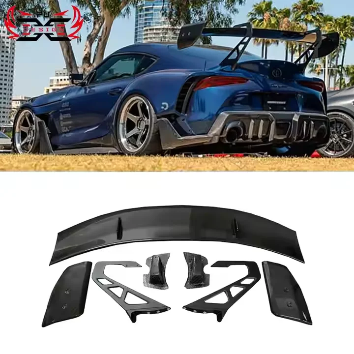 

Dry Carbon Fiber Supra A90 AD-V3 Wing for Toyota GR Supra A90 A91 MK5 Rear Spoiler Trunk Lip Flap Body Kit
