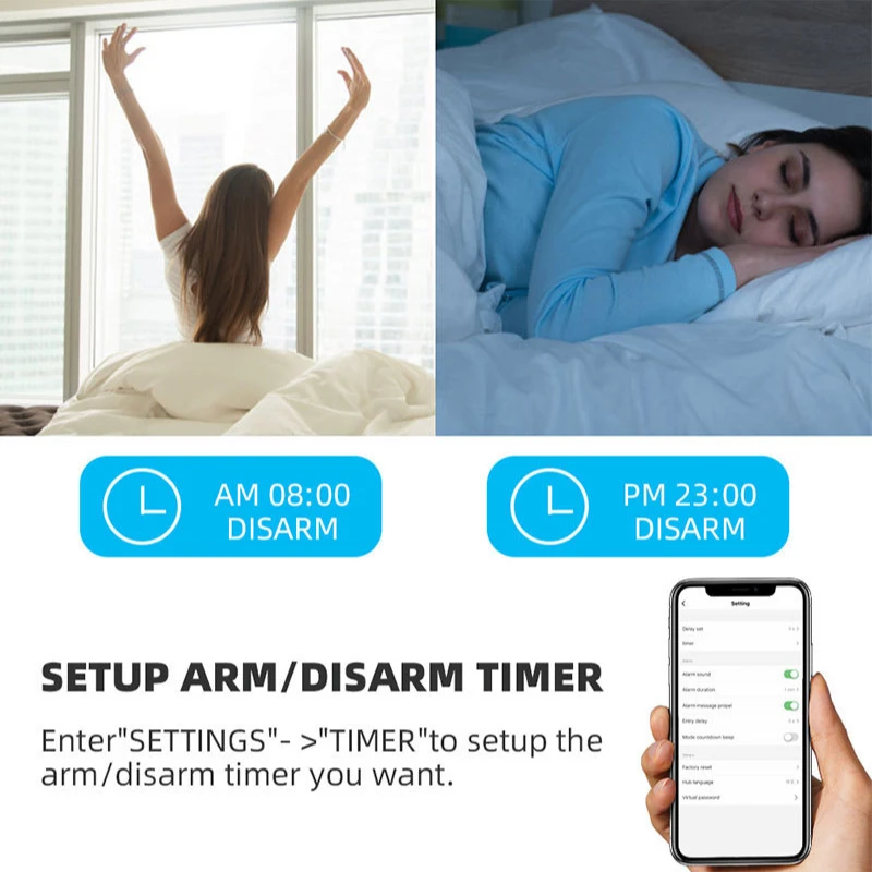 Tuya WiFi สัญญาณเตือนไซเรนอัจฉริยะ 110dB |   สัญญาณเตือนความปลอดภัยไร้สายกันน้ํา IP65 พร้อมการควบคุมด้วยเสียงของ Alexa/Google Home