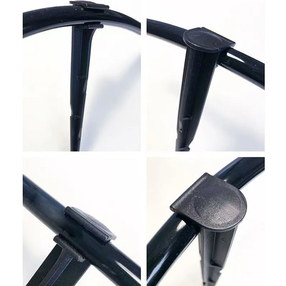 Irrigation For Drip Support Stakes 150PCS Black Polyethylene Stakes for 4/7mm 8/12mm For Drip Tubing Outdoor Use