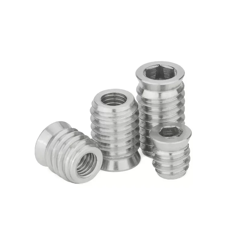 

304 Stainless Steel Hex Head Countersunk Furniture Nuts With Internal External Teeth Fastener