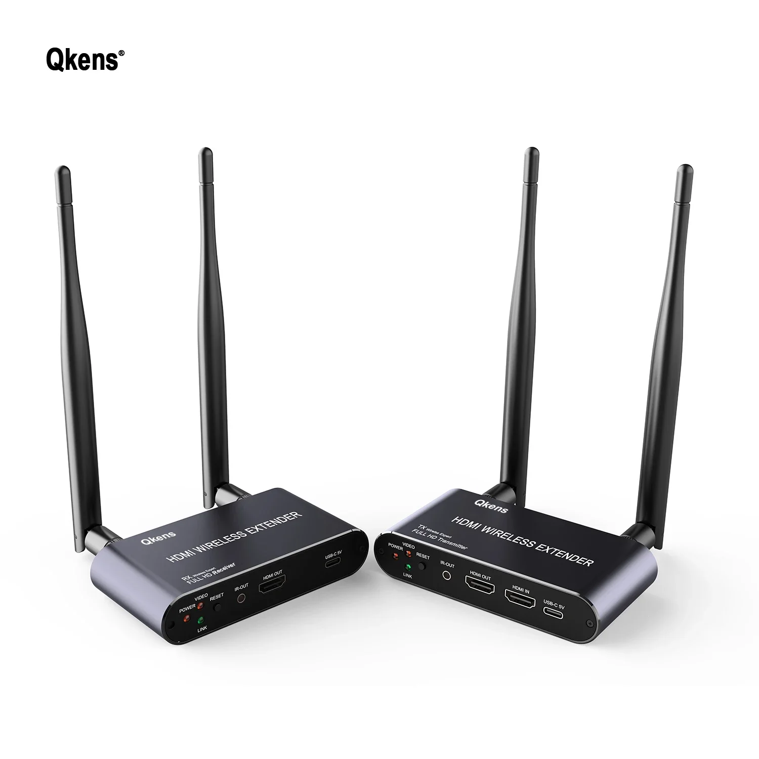 200m Wireless HDMI Extender Video Distributor 1080P Display Transmitter and Receiver for Camera PS4 Laptop PC To TV Projector HD