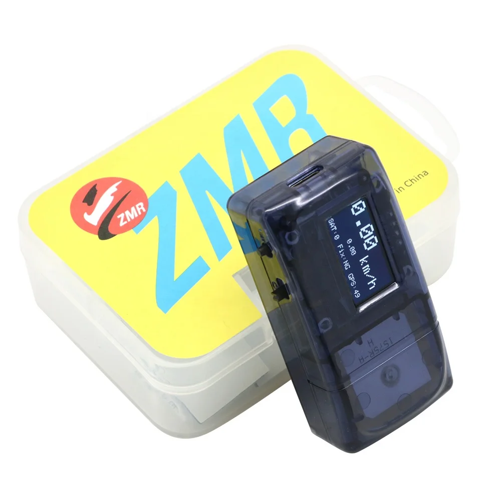 Uangel ZMR GPS Speed Detector Speedometer Built-in LIPO Battery for RC Model Airplane FPV Racing Freestyle s DIY Parts