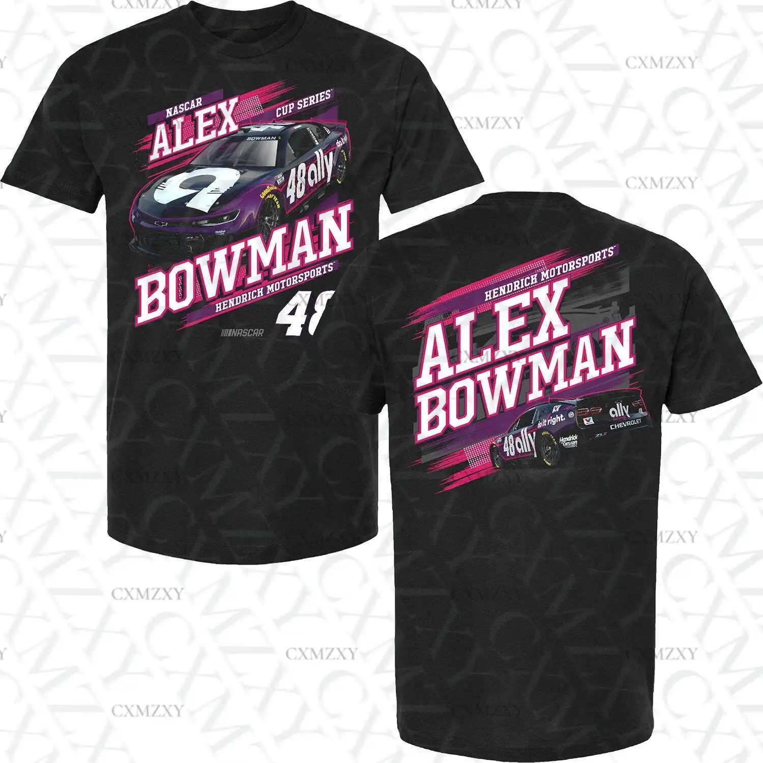 

Alex Bowman 2025 Ally Draft T-Shirt Black
