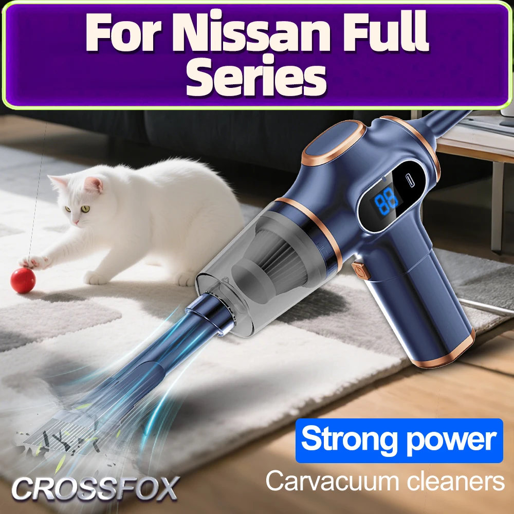 

Car Wireless Vacuum Cleaner Handheld 98000PA Vacuum Cleaner Portable Car Home Dry And Wet Vacuum Cleaner For Nissan Full Series