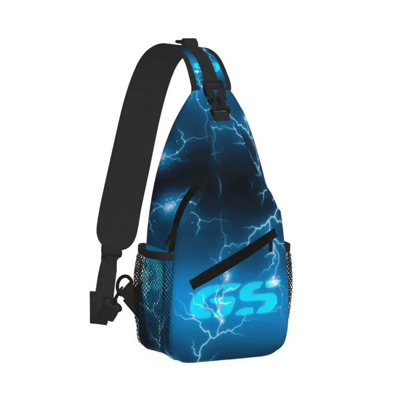GS دراجة نارية مغامرة Crossbody حقيبة ظهر ذات حمالة الرجال مخصص الكتف حقيبة صدر للرجال لركوب الدراجات التخييم Daypack