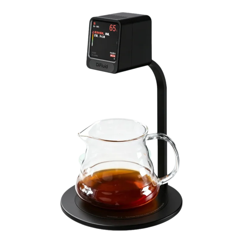 Smart Coffee Thermometer High-Precision Liquid Temperature Flavor Tasting Tester for Pour-Over Brewing