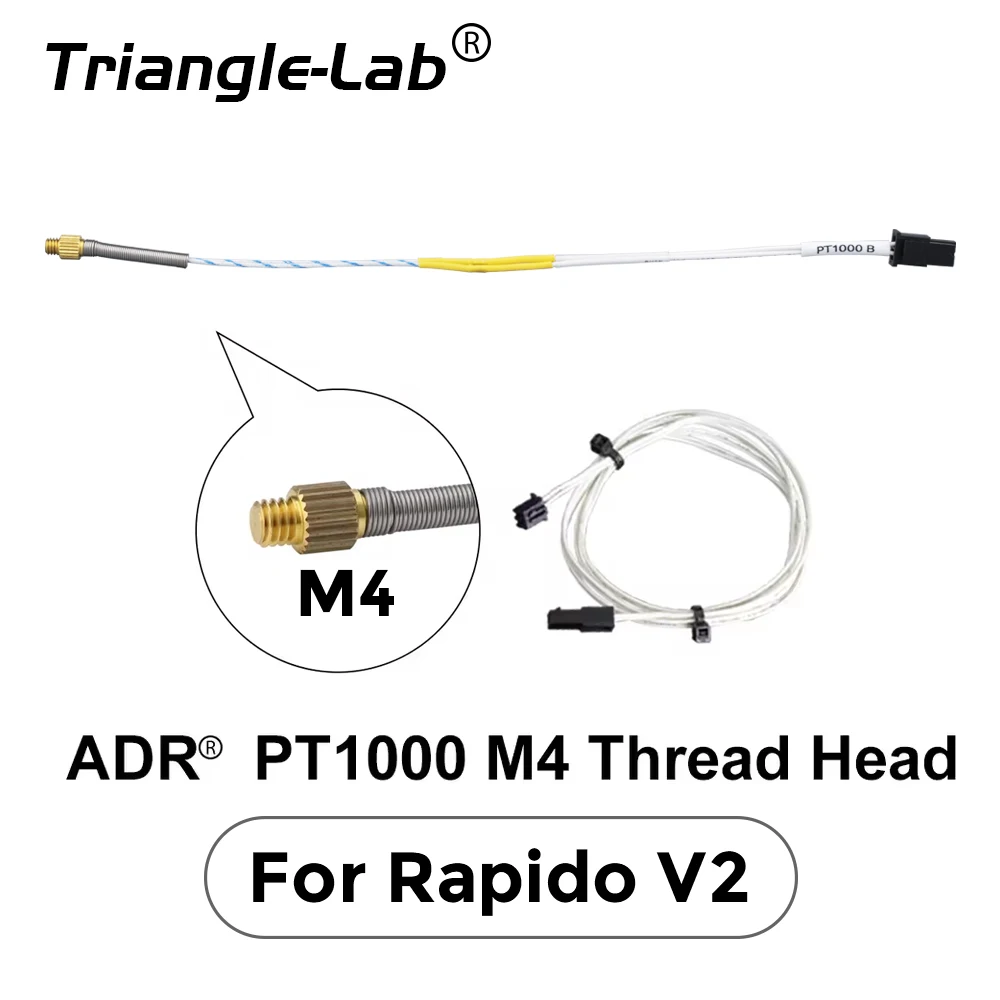Trianglelab RAPIDO V2 Ceramiczny Zestaw Grzejny HeatBlock K500 Termopara M4 104GT-2 100K 3950 PT1000 Do Rapido V2.0 HOTEND — zdjęcie produktu 2
