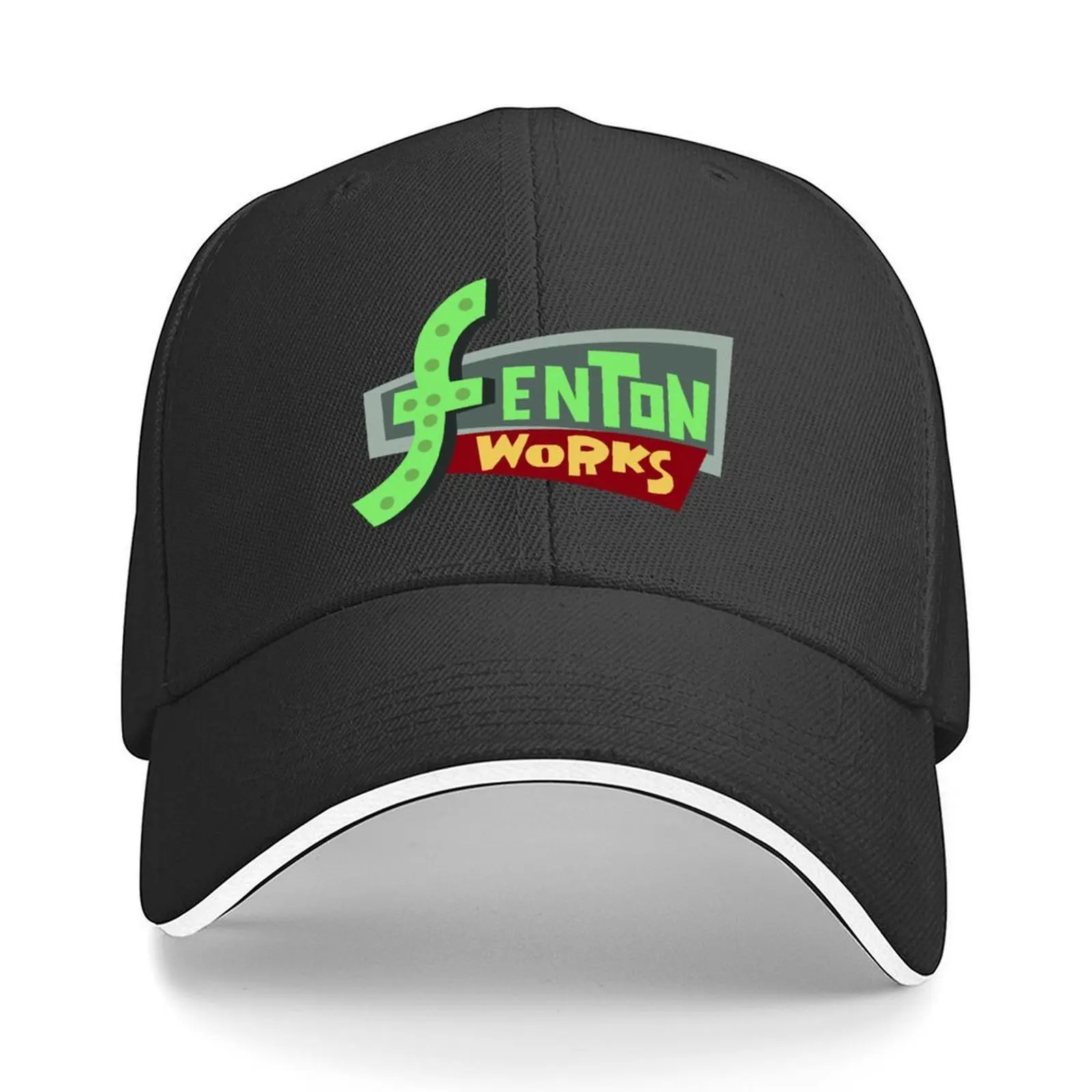 Gorra de béisbol con logo de Fenton Works | -F- | Gorro Bobble de moda, marca de lujo, mujer de lujo, hombre