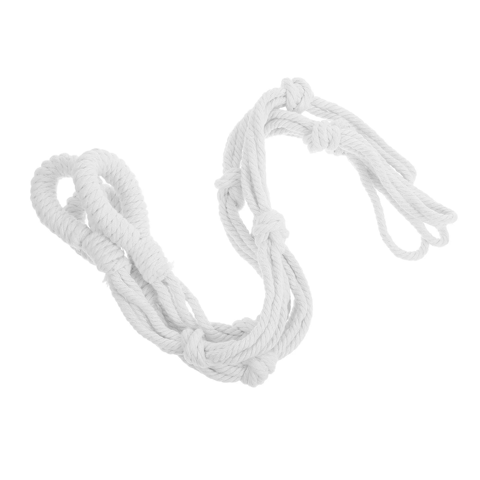 3Pcs Plant Pot Hanging Rope Natural Cotton Woven Hanger Adjustable Strong Load Bearing for Hanging Baskets Flower Pots Air
