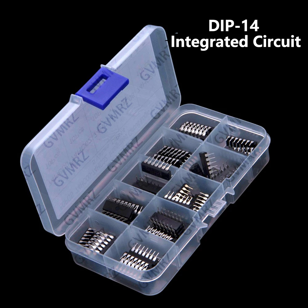 5Values 50PCS 74HC00 74HC02 74HC32 DIP-14 Integrated Circuit DIP IC Combination Kit 74HC04 74HC08 74HC32