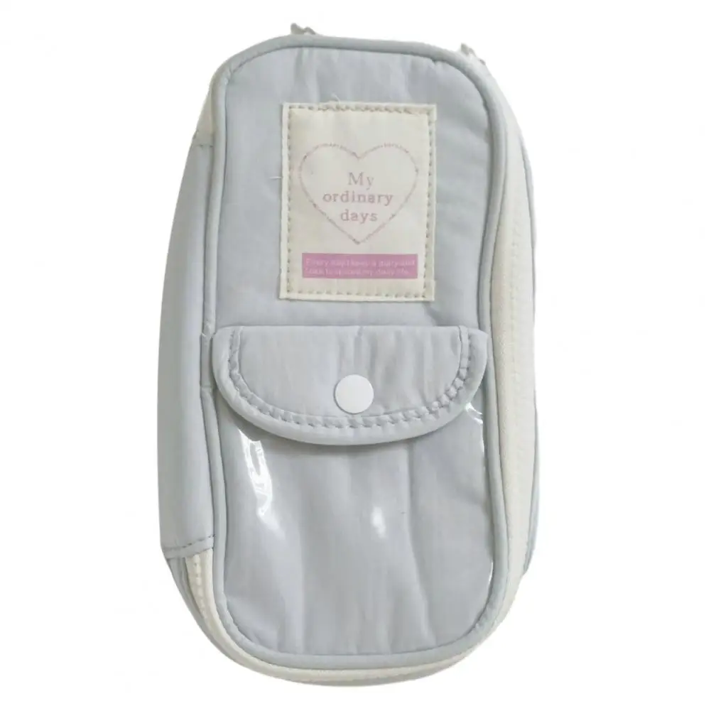 Bolsa de lona para útiles escolares, bolso impermeable para bolígrafos, bolsa de papelería para estudiantes, portátil para niños