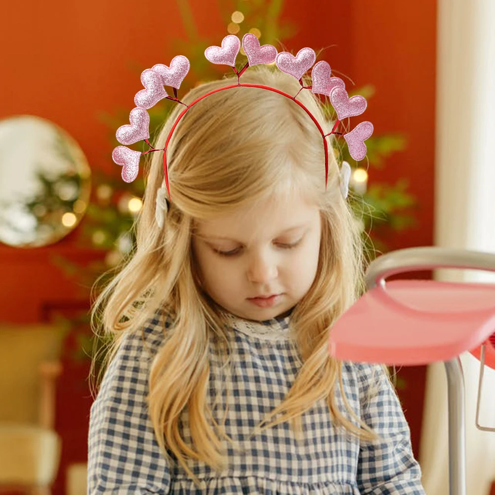 

Heart Headb Antenna Heart Headb Bopper Party Supplies Birthday Hair Headb For Girls B Accessories