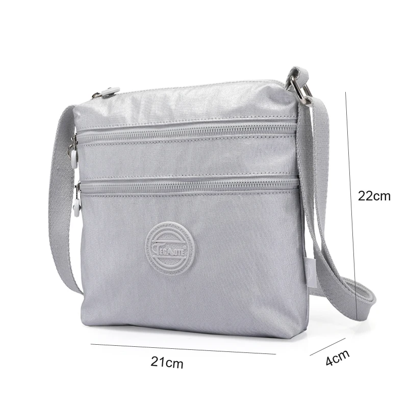 TEGAOTE Shoulder Bag Female 2024 Designer Nylon Waterproof  Luxury Crossbody Side Bags for Women Messenger Purse Flap Bolsa