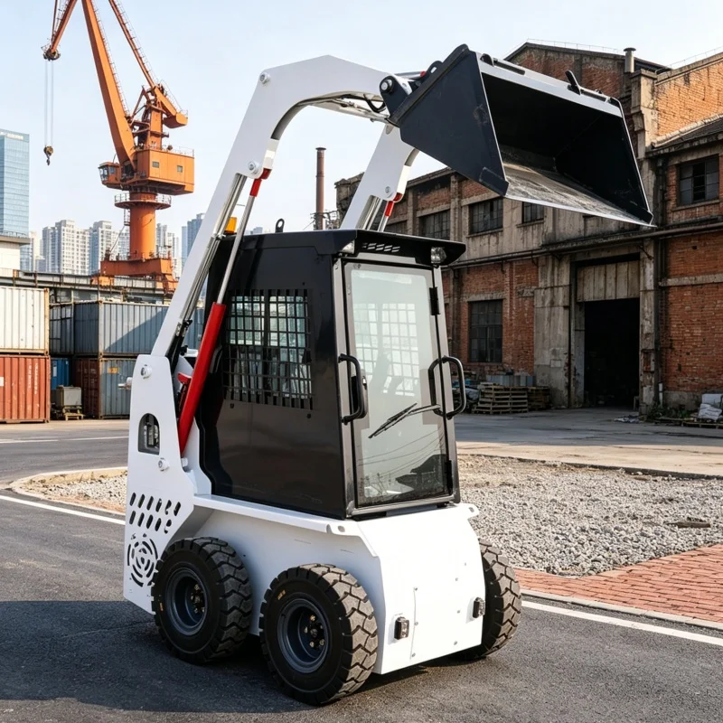 

Customized Demolition Site Skid Steer Loader, Waste Transfer Skid Steer Loader, Construction Skid Steer Transfer Machinery