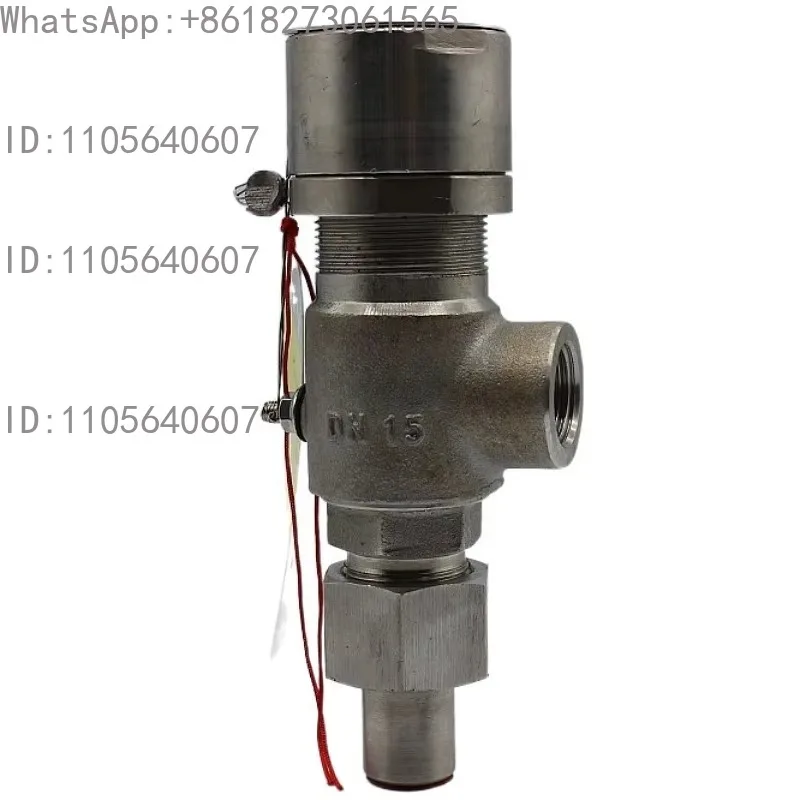 1PCS A21W Low Lift Safety Valve, External Thread Connection, 16 25 40 Bar, Safety Relief Valve For Steam & Air Pipeline